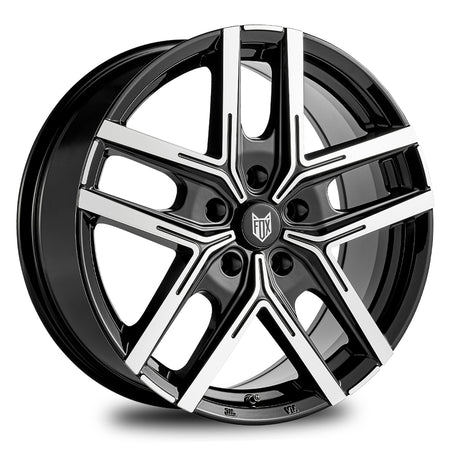 FOX WX5 16x6.5 ET42 5x120 Black Polish
