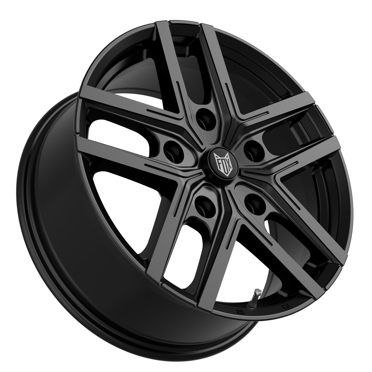 FOX WX5 16x6.5 ET48 5x112 Gloss Black