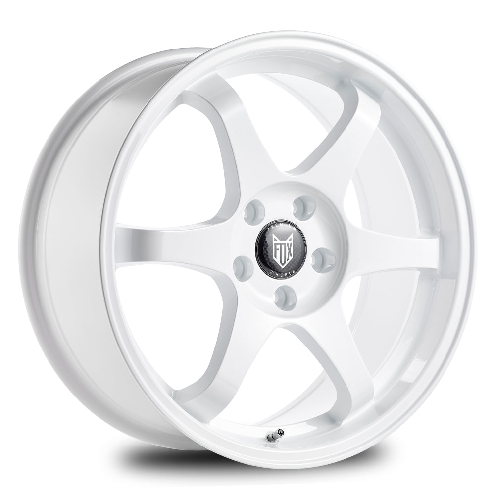 FOX PF5 17x7.5 ET40 4x108 Gloss White