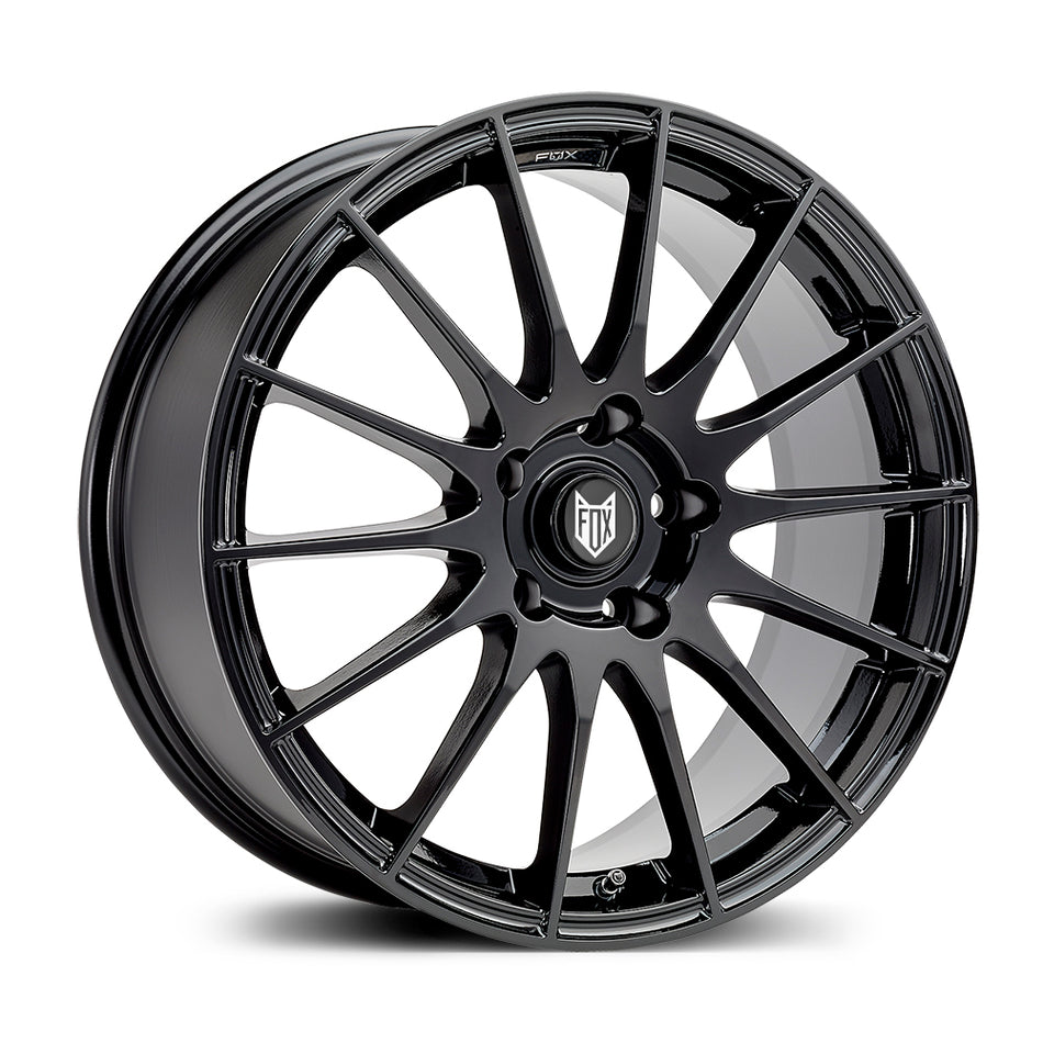 FOX FX004 16x6.5 ET35 4x100 Gloss Black