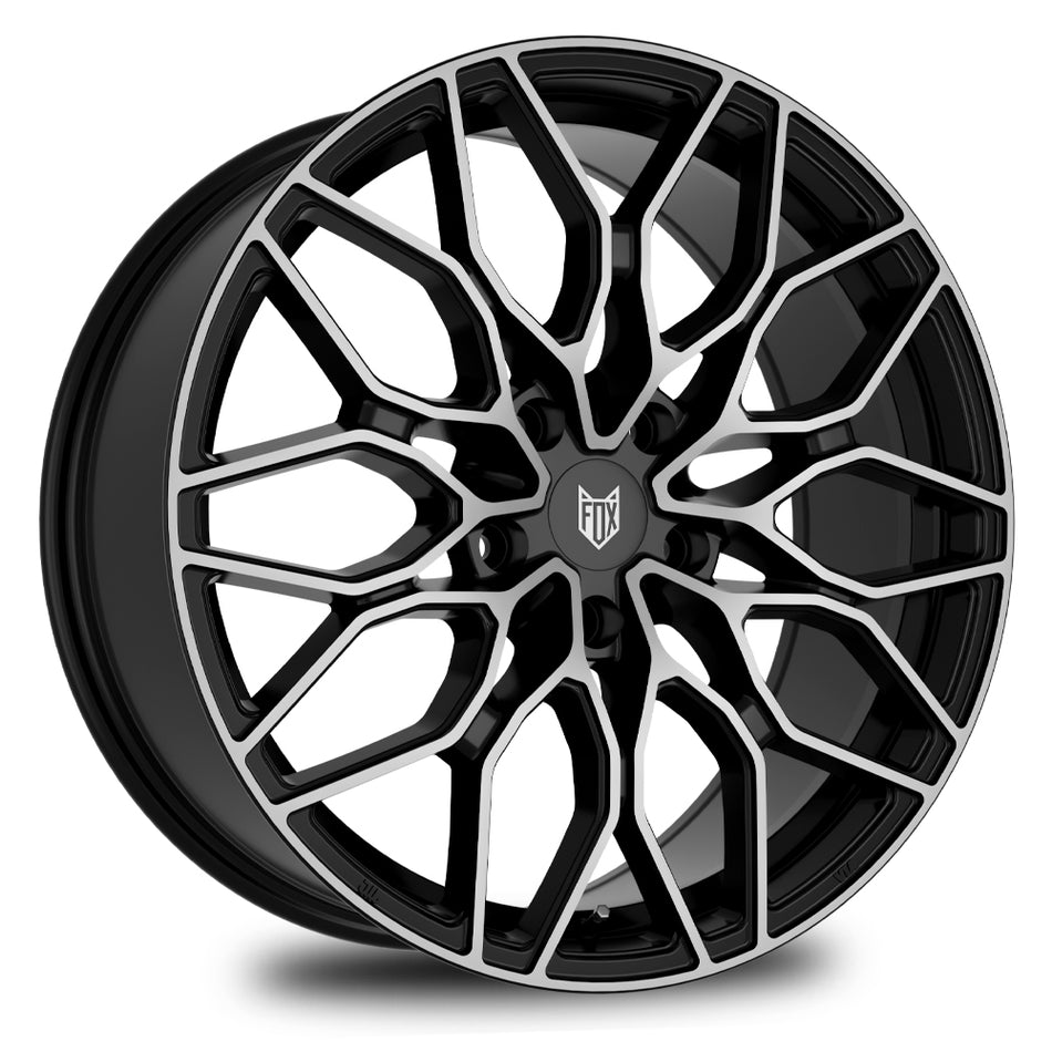 FOX FX9 19x8 ET40 5x114.3 Black Polish