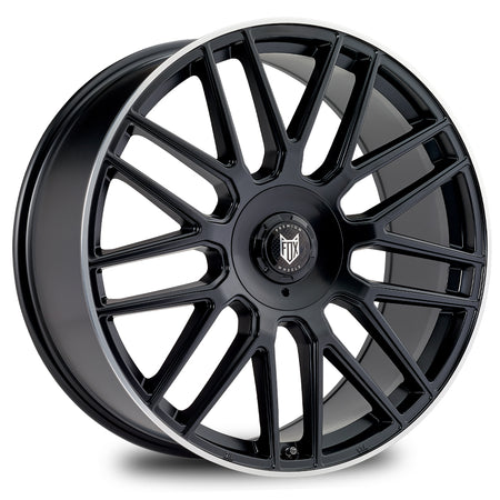 FOX VR3 19x8 ET42 5x112 Satin Black Pol Lip