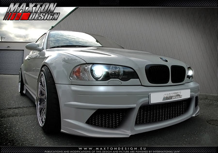 Maxton Design Front Bumper Bmw 3 E46 - 4 Door Saloon < Generation V > - BM-3-46-F5SA - Image 1