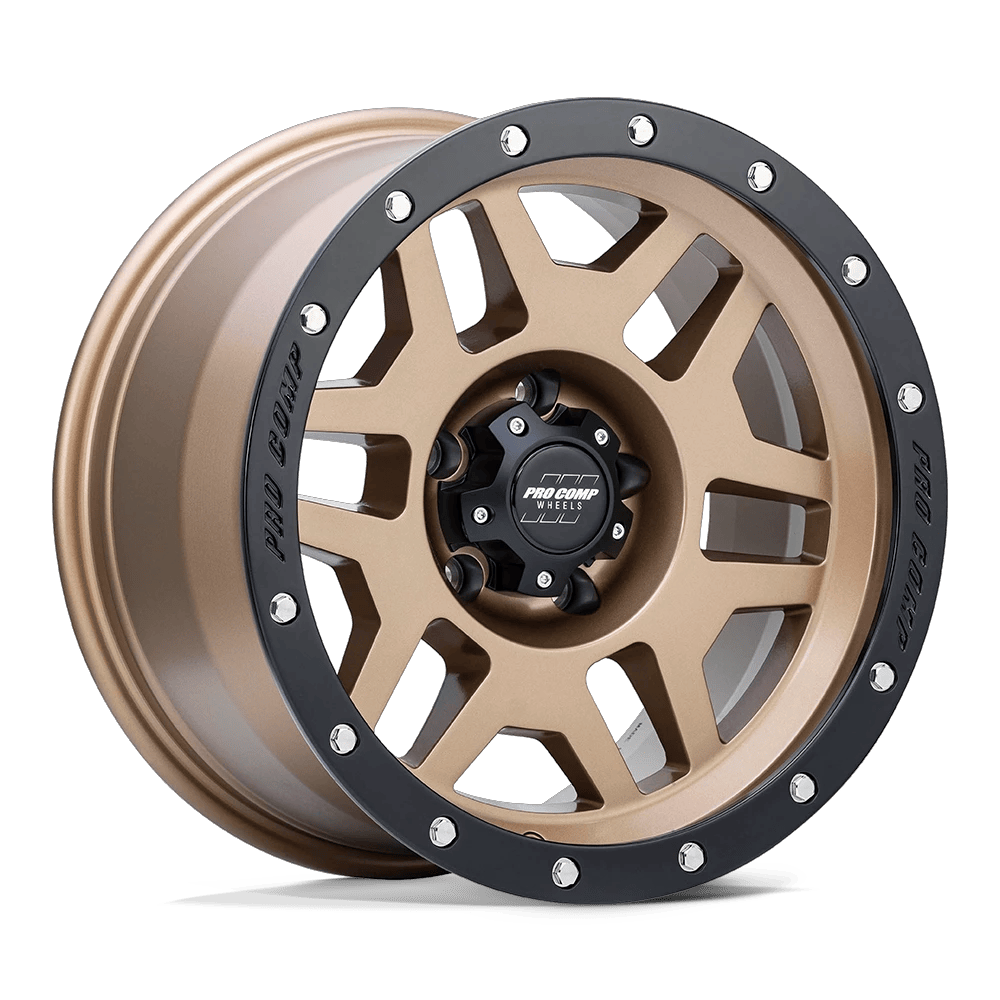 Pro Comp Alloys PA41 PHASER 17x9 ET-6 6x139.7 Matte Bronze w/ Black Lip