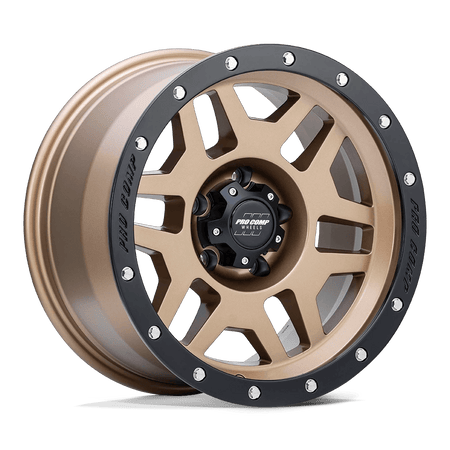 Pro Comp Alloys PA41 PHASER 17x9 ET-6 6x139.7 Matte Bronze w/ Black Lip