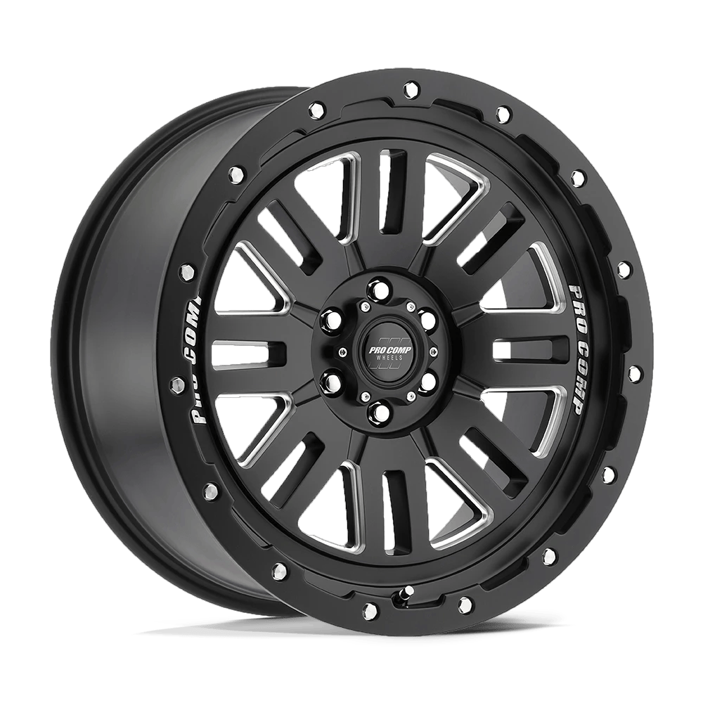 Pro Comp Alloys PA61 COGNOS 17x9 ET-6 6x139.7 Satin Black Milled
