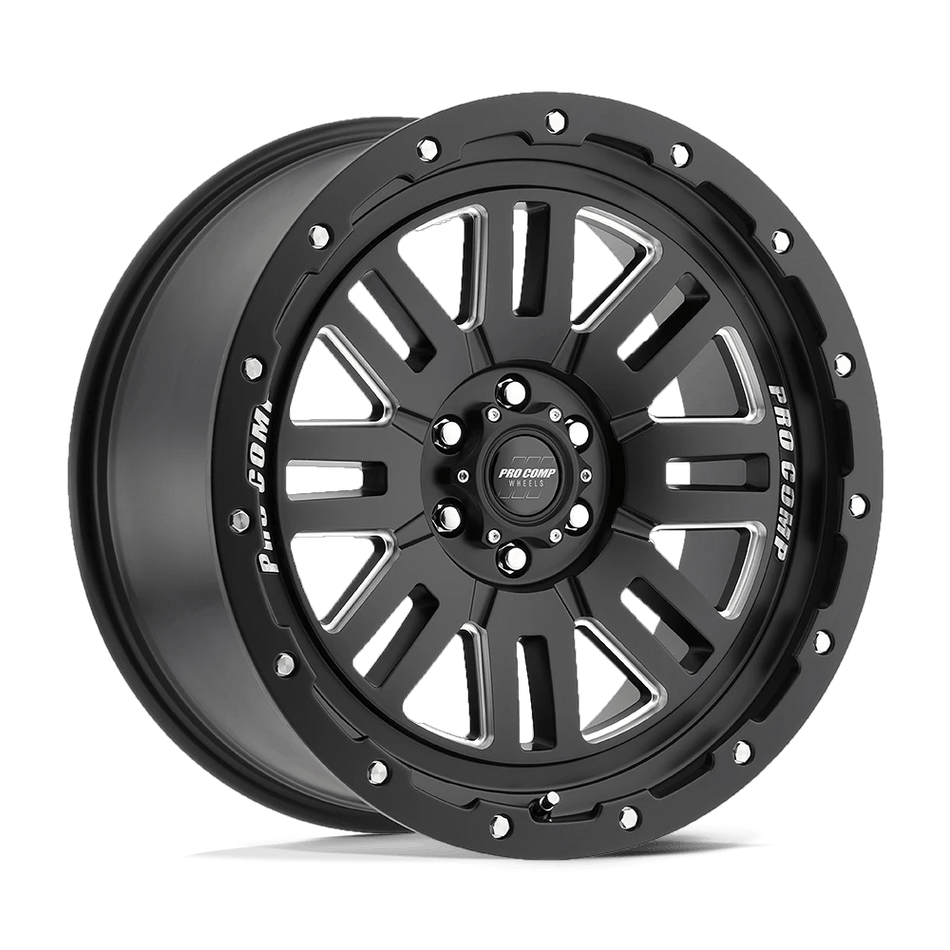 Pro Comp Alloys PA61 COGNOS 17x9 ET-6 6x139.7 Satin Black Milled