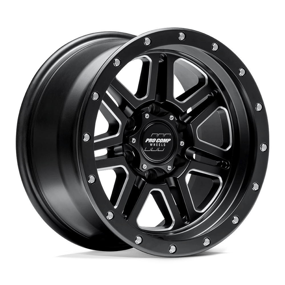 Pro Comp Alloys PA62 APEX 20x10 ET-18 5x139.7 Satin Black Milled