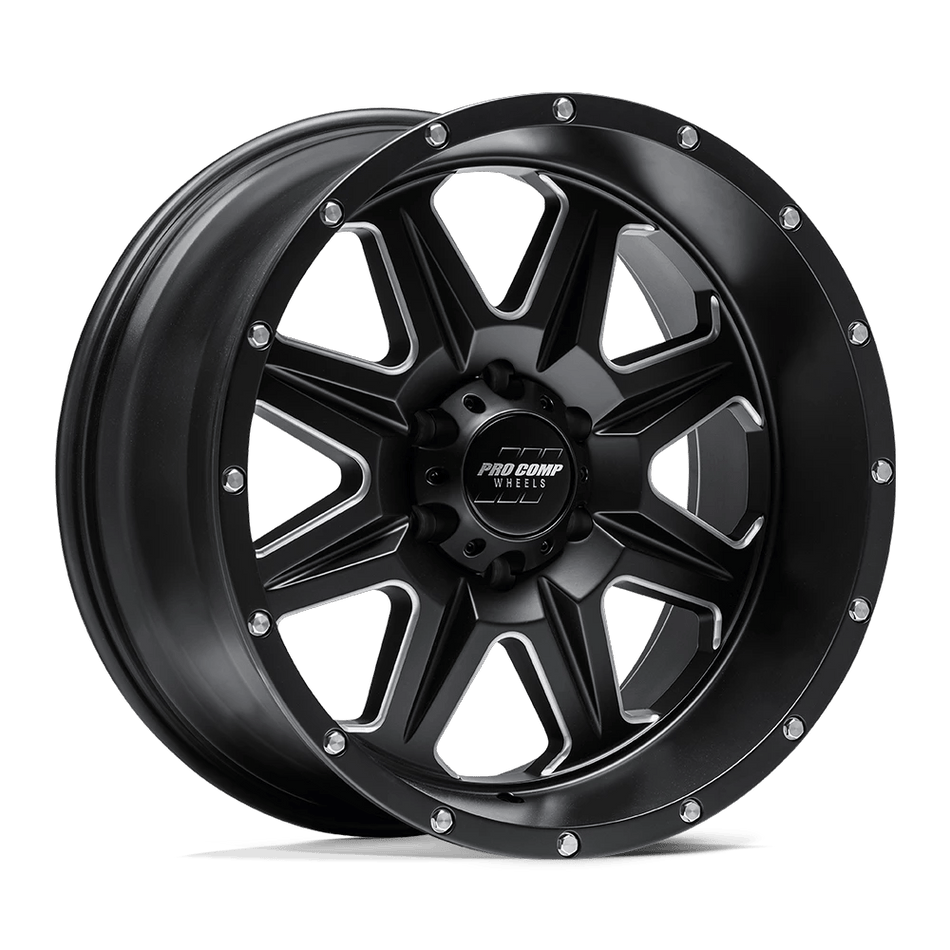 Pro Comp Alloys PA63 RECON 20x10 ET-18 5x139.7 Satin Black Milled