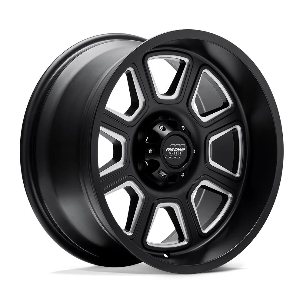 Pro Comp Alloys PA064 GUNNER 20x10 ET-18 8x180 Satin Black Milled