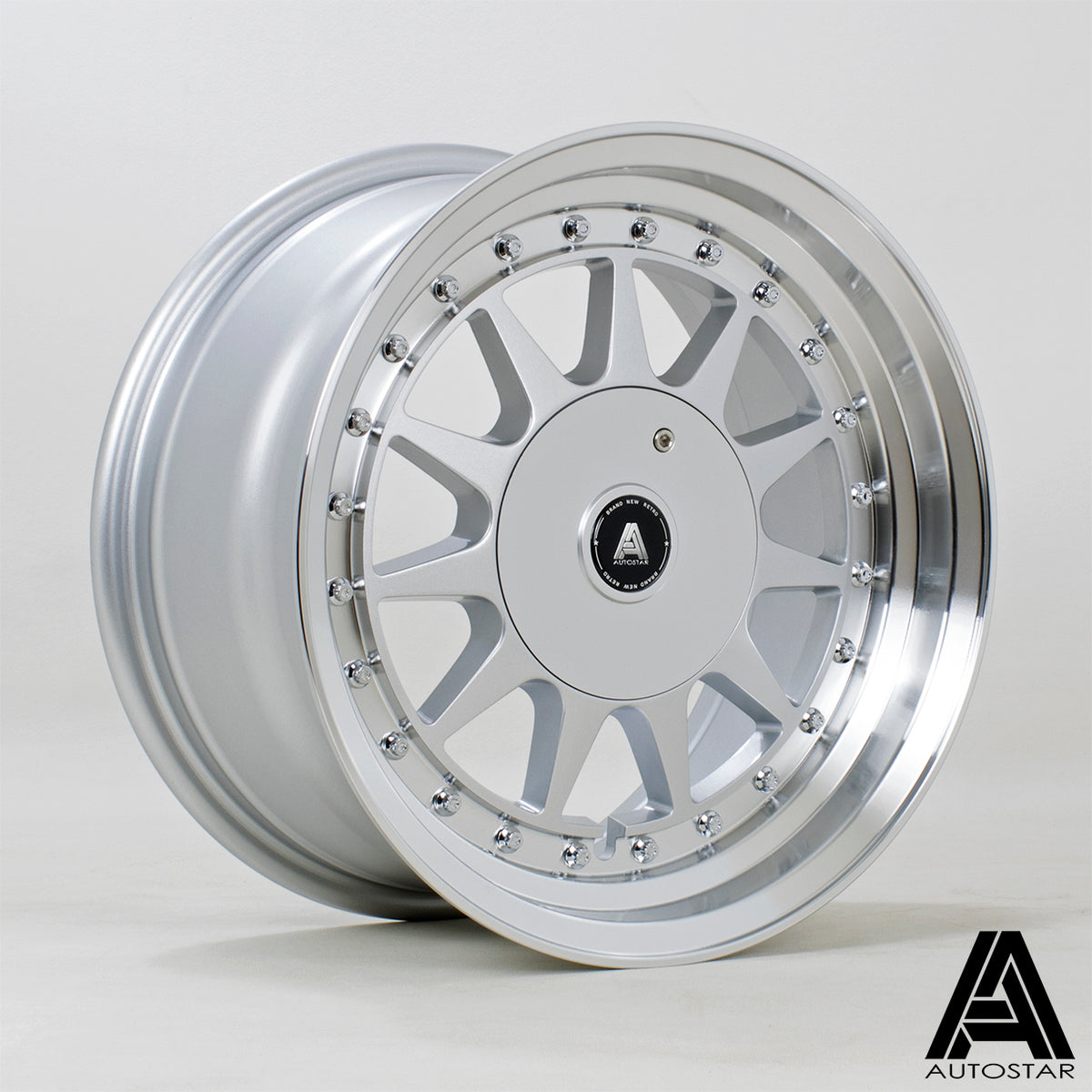Autostar Raider 15x7.5 ET20 4100~4108 RLSilver