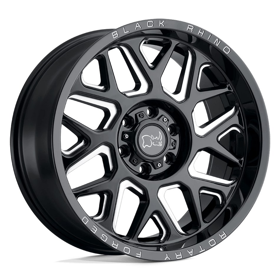 Black Rhino Hard Alloys REAPER 20x11.5 ET-44 5x127 Gloss Black Milled