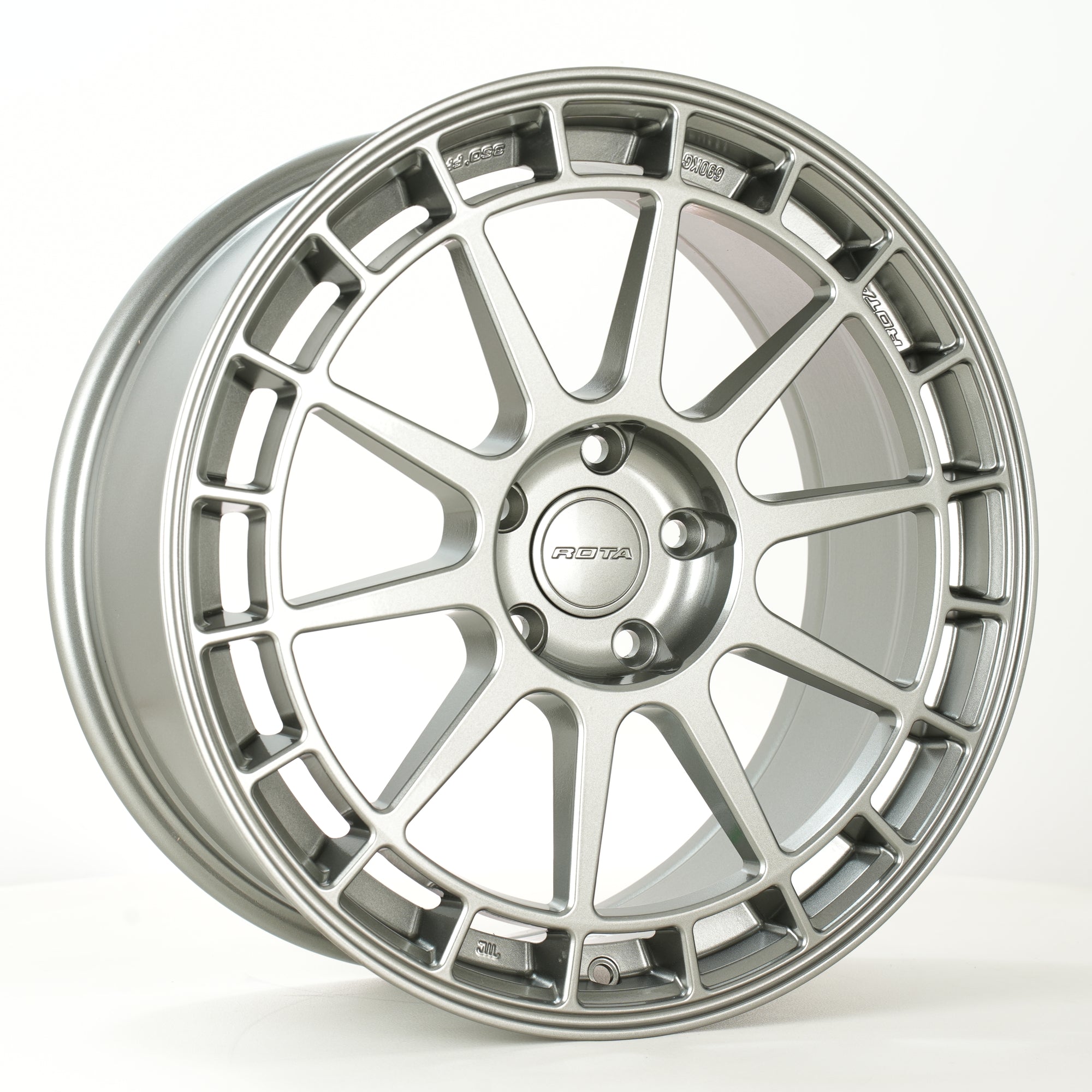 Rota Recce FF 18x8 ET45 5x114.3 Steelgrey