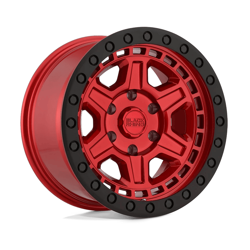 Black Rhino Hard Alloys RENO 17x9 ET0 6x135 Candy Red w/ Black Ring