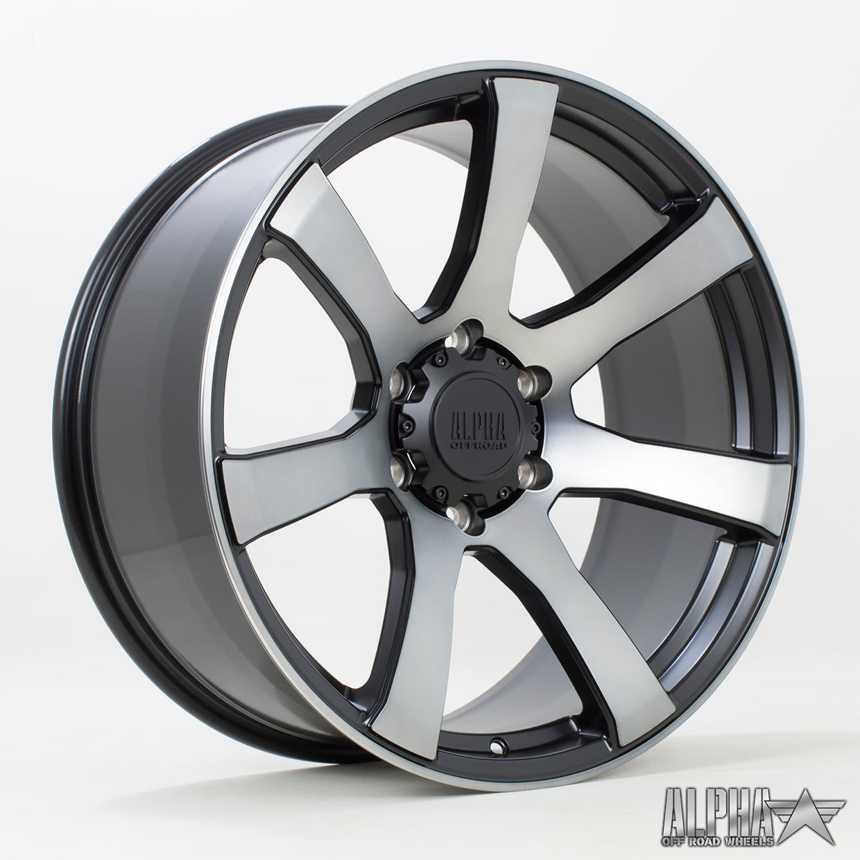 Alpha Offroad RIOT 20x9 ET10 6x139 SBlackMF