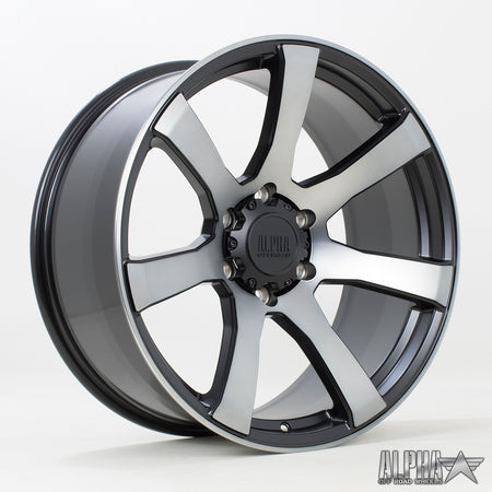 Alpha Offroad RIOT 20x9 ET10 6x139 SBlackMF