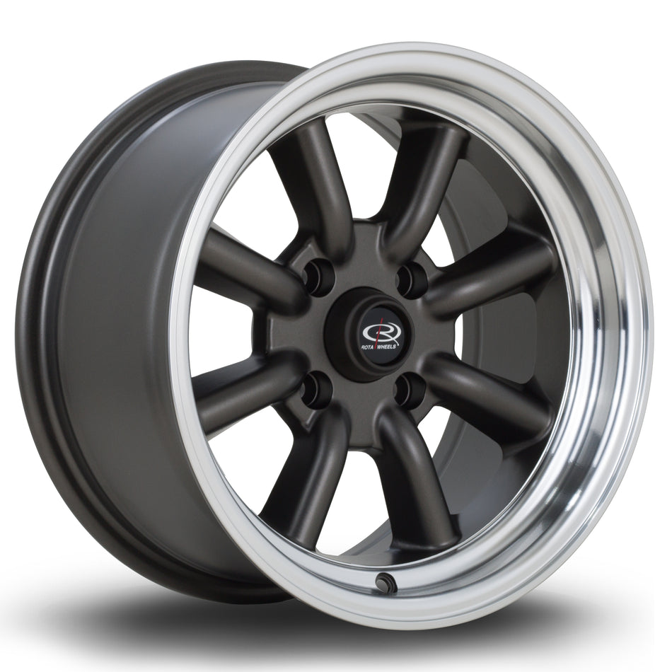 Rota RKR 15x8 ET0 4x100 RLFGunmetal