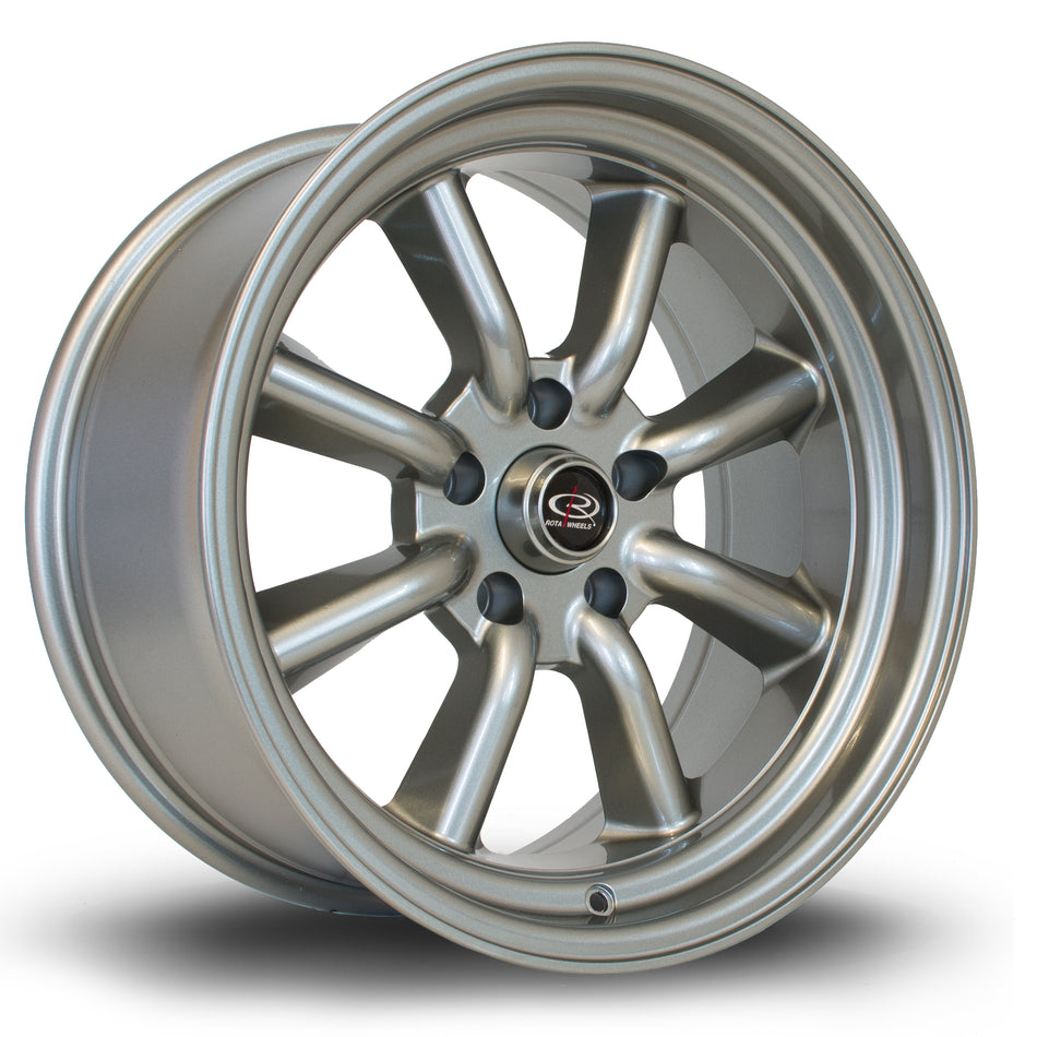 Rota RKR 17x8.5 ET-10 5x114.3 Steelgrey