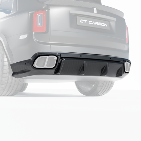 ROLLS ROYCE CULLINAN CARBON FIBRE DIFFUSER AND TIPS - CT DESIGN