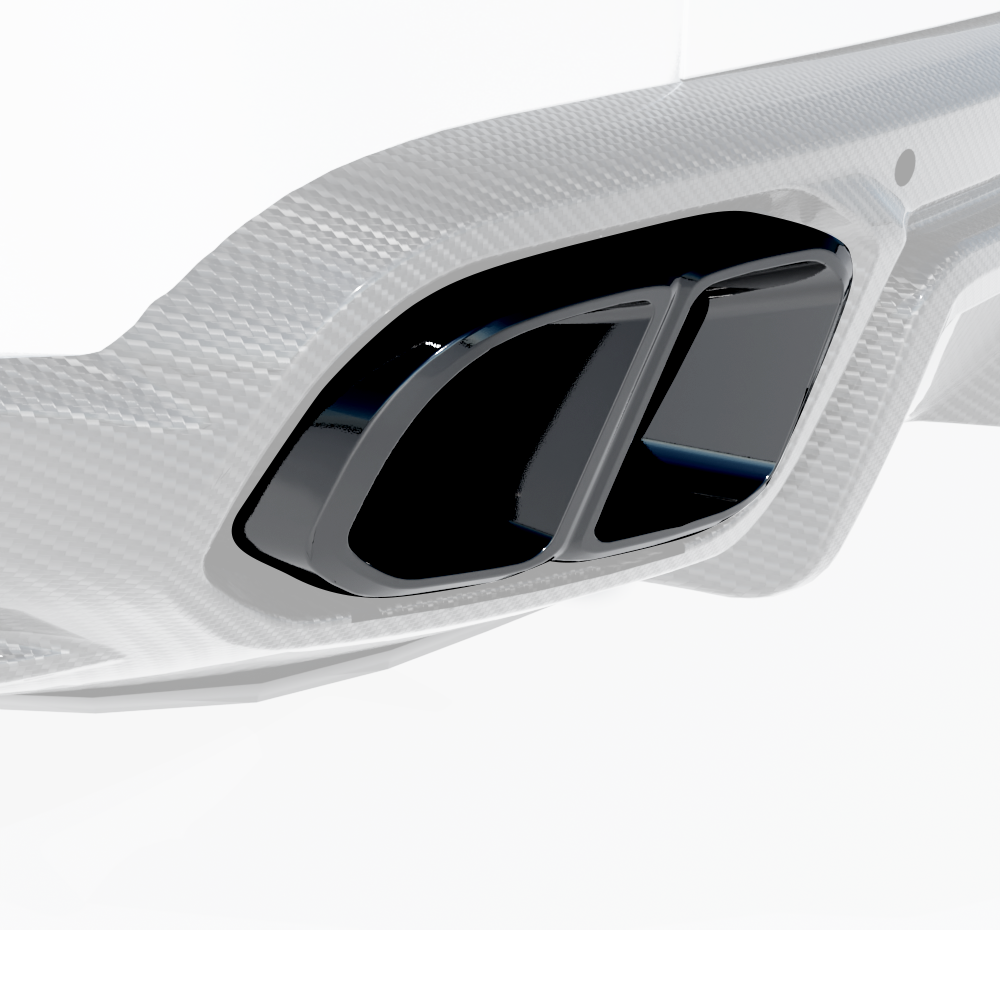 ROLLS ROYCE CULLINAN CARBON FIBRE DIFFUSER AND TIPS - CT DESIGN