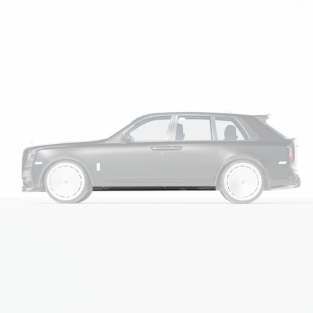 ROLLS ROYCE CULLINAN CARBON FIBRE SIDE SKIRTS - CT DESIGN