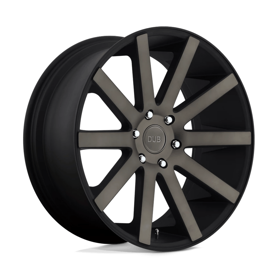DUB 1PC S121 SHOT CALLA 26x10 ET20 6x139.7 Matte Black Double Dark Tint