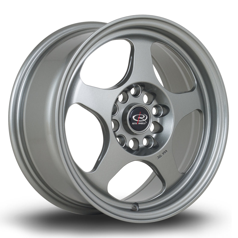 Rota Slip 15x7 ET40 5x114.3 Steelgrey