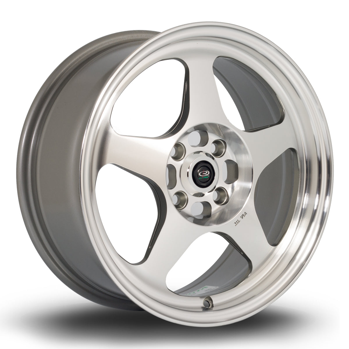 Rota Slip 16x7 ET40 4x100 RFSteelgrey