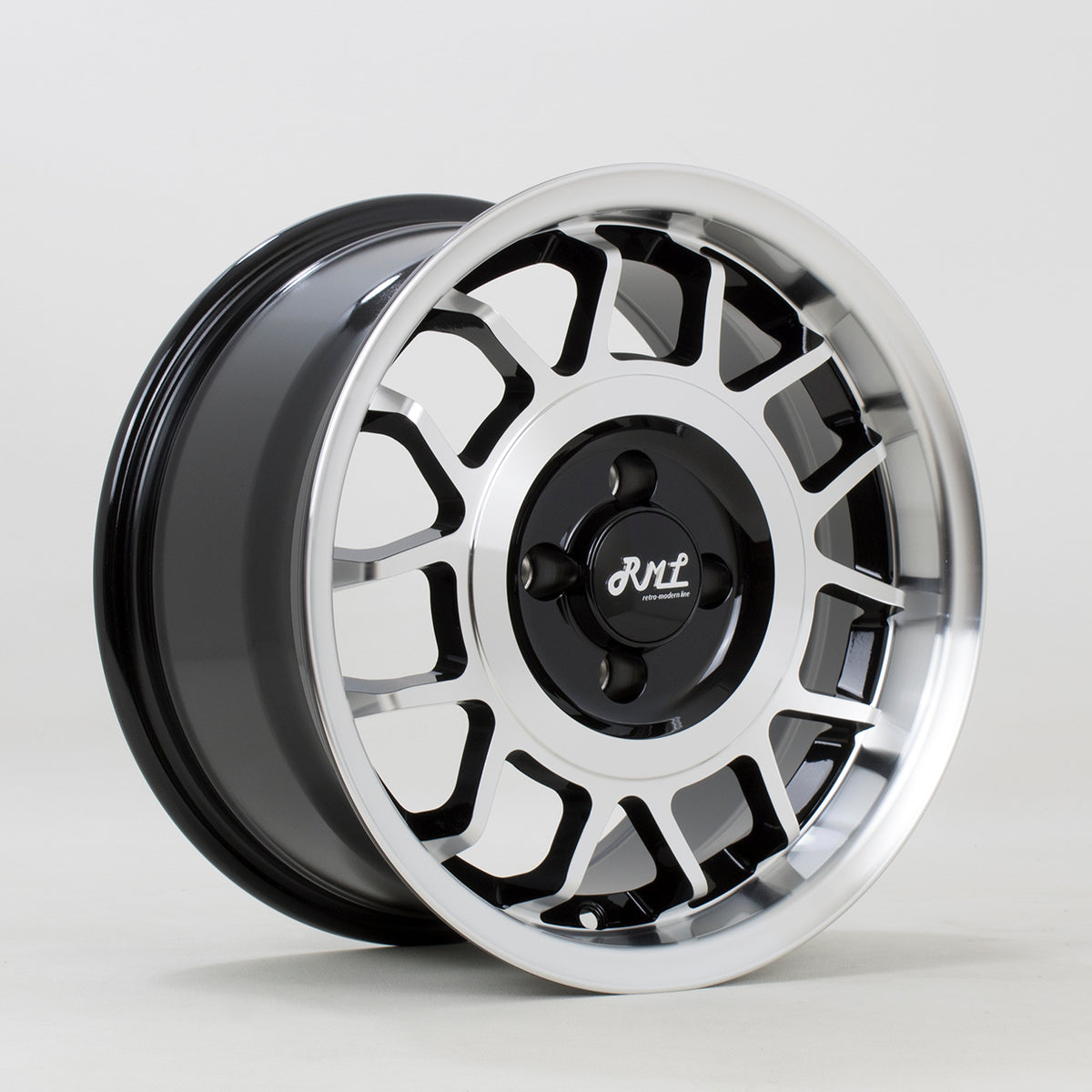 RML Wheels Snowflake 15x8 ET30 4x100 RFBlack