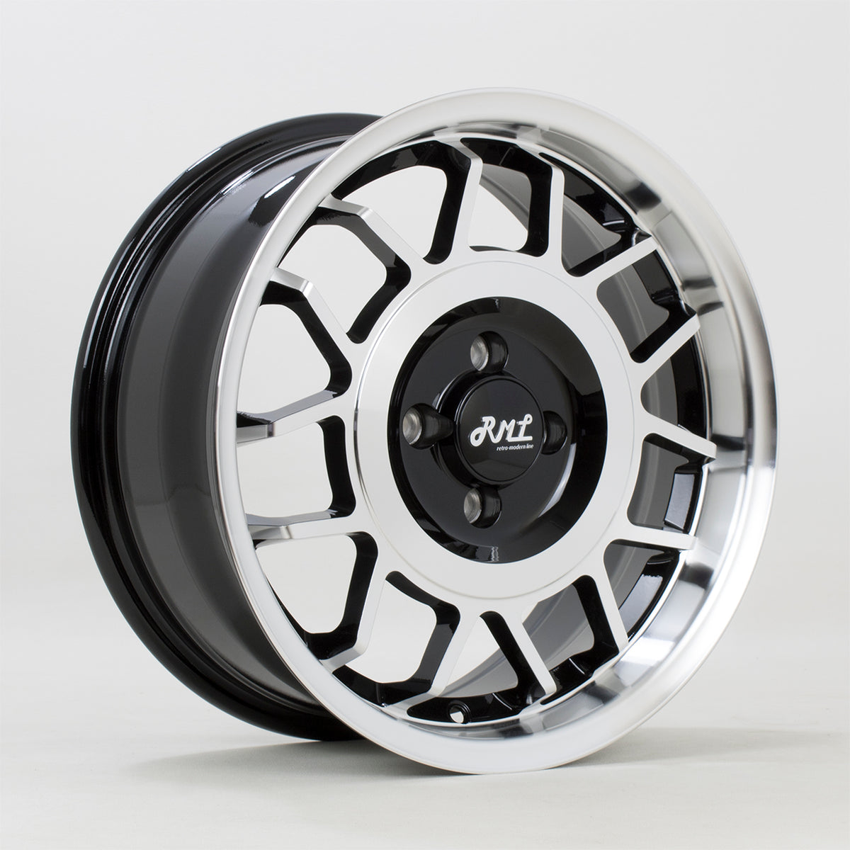 RML Wheels Snowflake 16x7 ET28 4x100 RFBlack