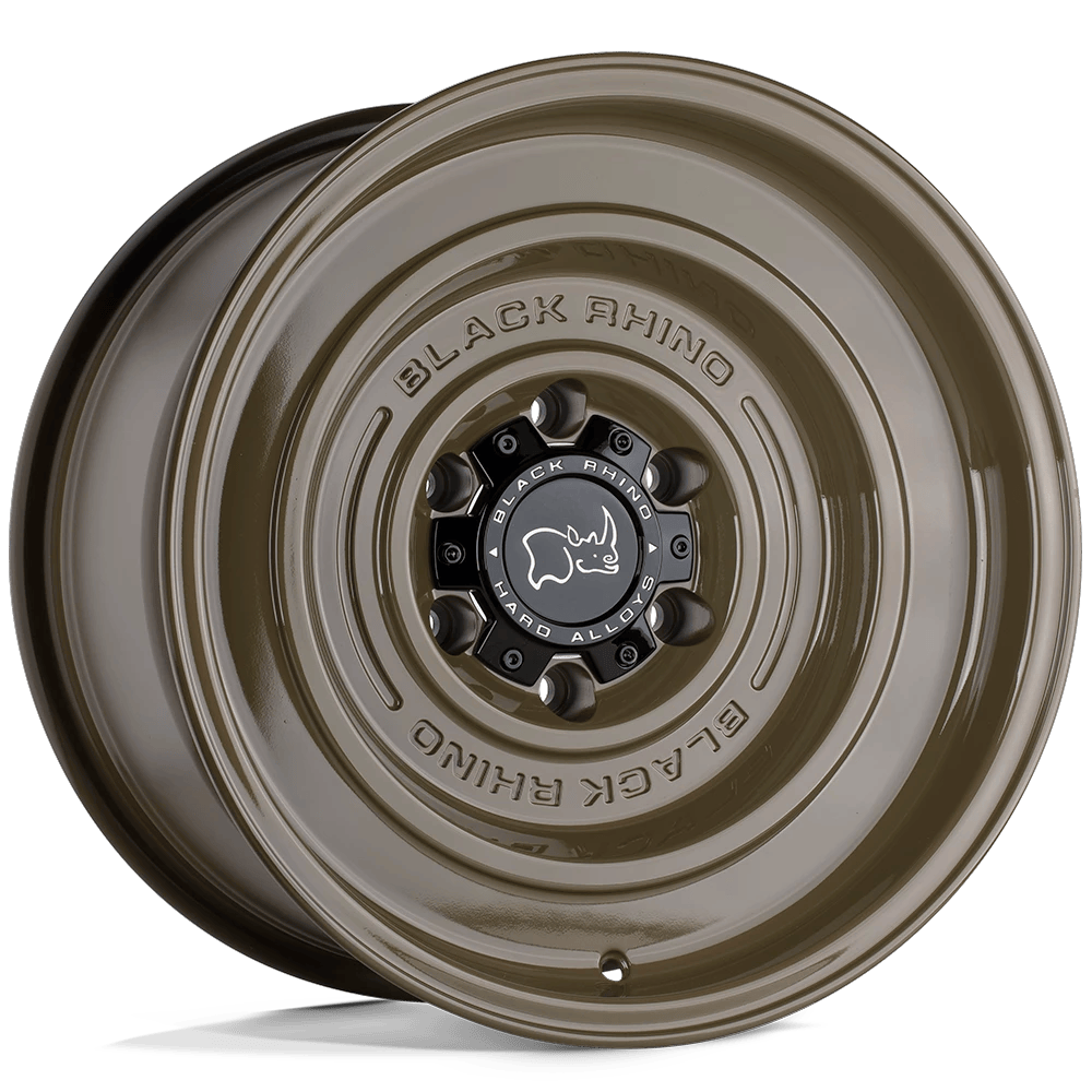 Black Rhino Hard Alloys SOLID 17x9.5 ET-12 6x139.7 Gloss Alligator Green