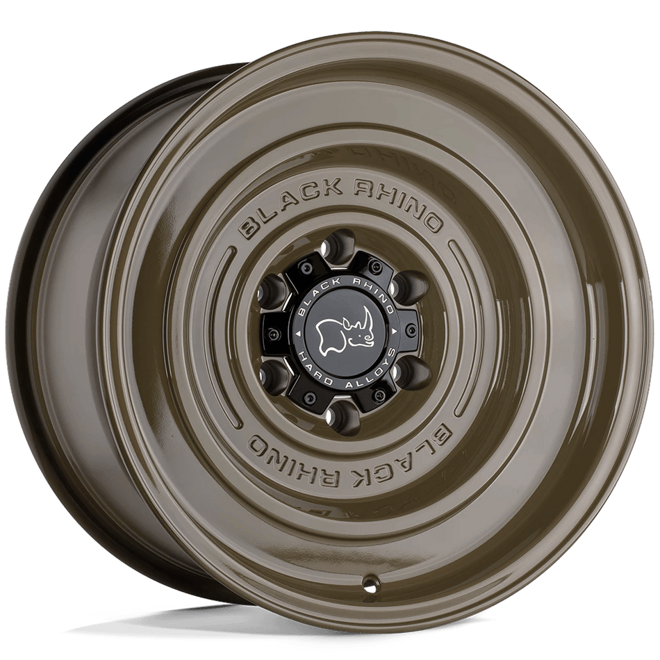 Black Rhino Hard Alloys SOLID 17x9.5 ET-12 6x139.7 Gloss Alligator Green