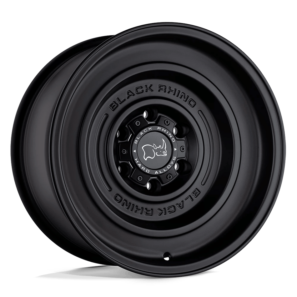 Black Rhino Hard Alloys SOLID 17x9.5 ET-18 5x127 Matte Black