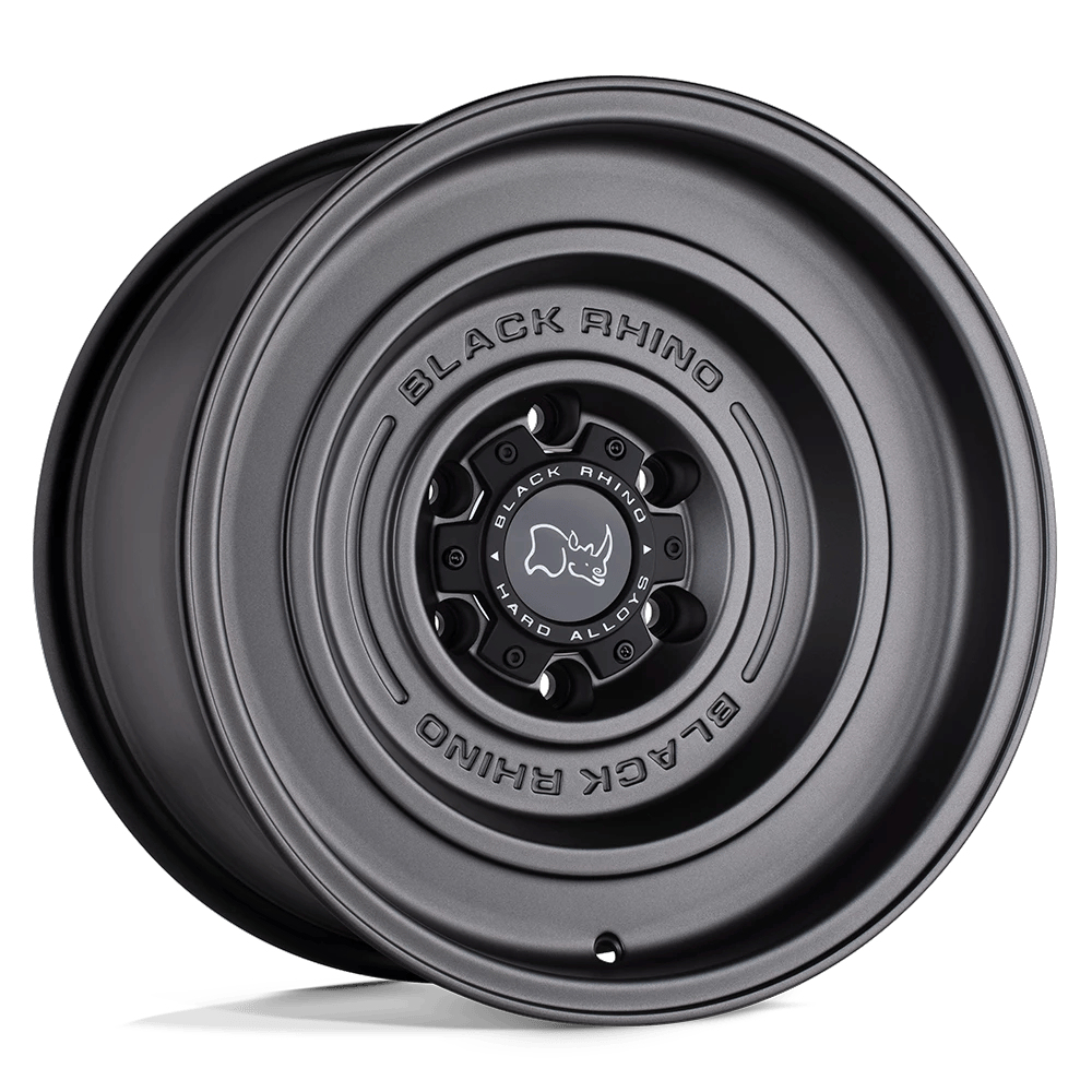 Black Rhino Hard Alloys SOLID 17x9.5 ET-12 6x139.7 Matte Gun Black