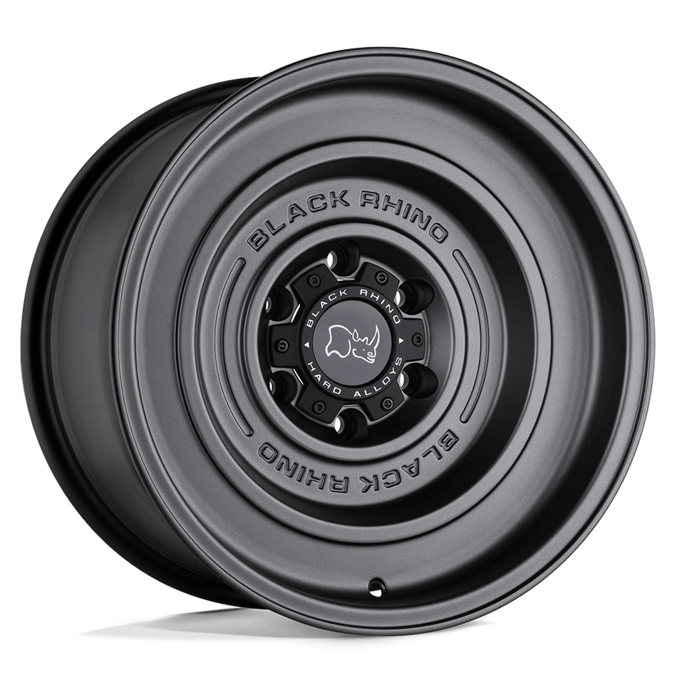 Black Rhino Hard Alloys SOLID 17x9.5 ET-12 6x139.7 Matte Gun Black
