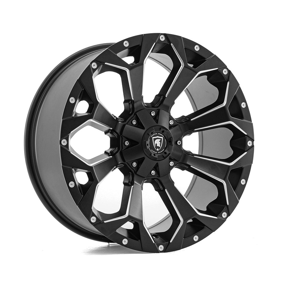 SPARTAN SW1 20x9 ET20 4x100 Satin Black & Chamfered
