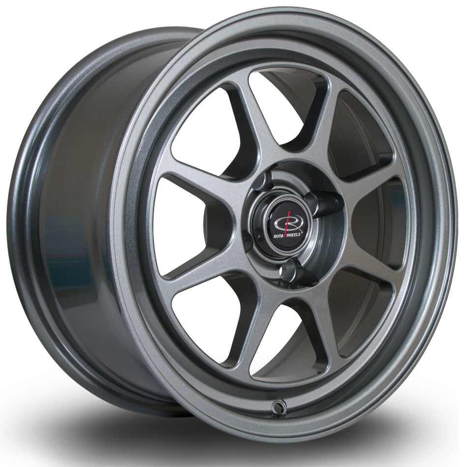 Rota Spec8 15x7 ET35 4x100 Steelgrey