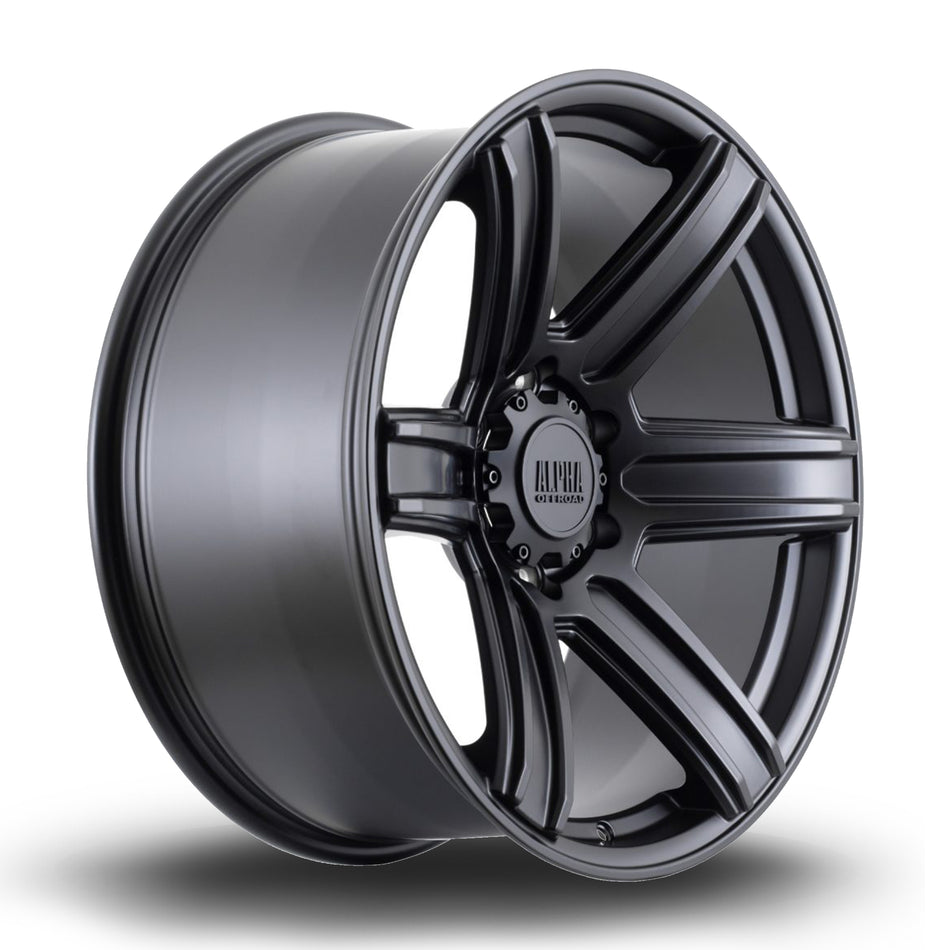 Alpha Offroad Surge 20x9 ET10 6x114.3 SBlack
