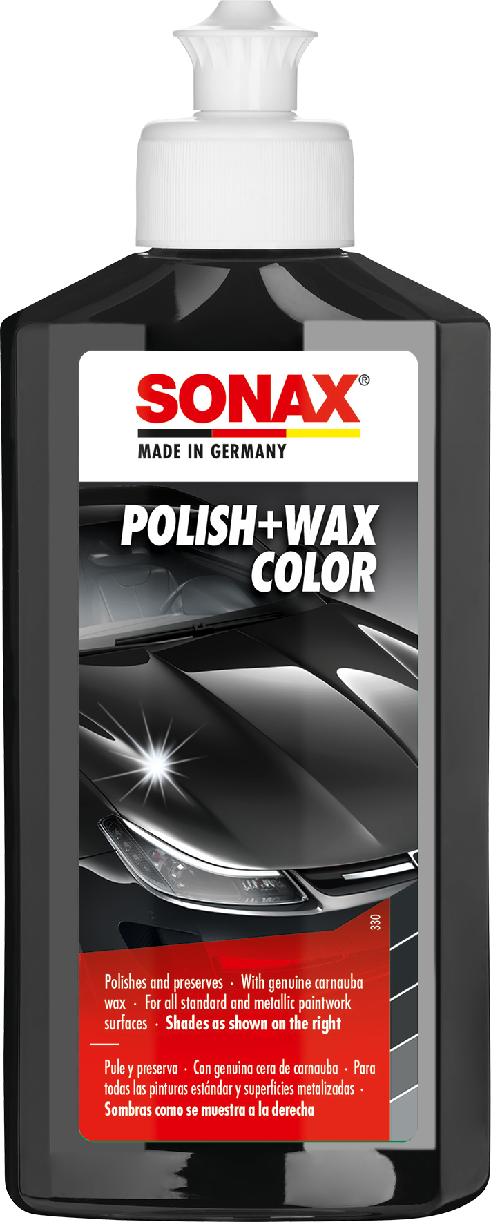 Polish+Wax Color Black 250ml