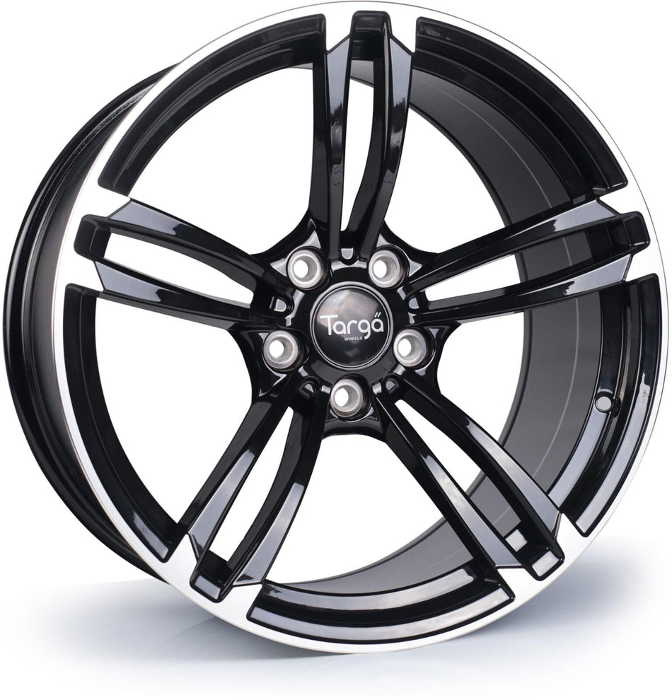 Targa TG1 19x8.5 ET35 5x120 Gloss Black / Polished Face