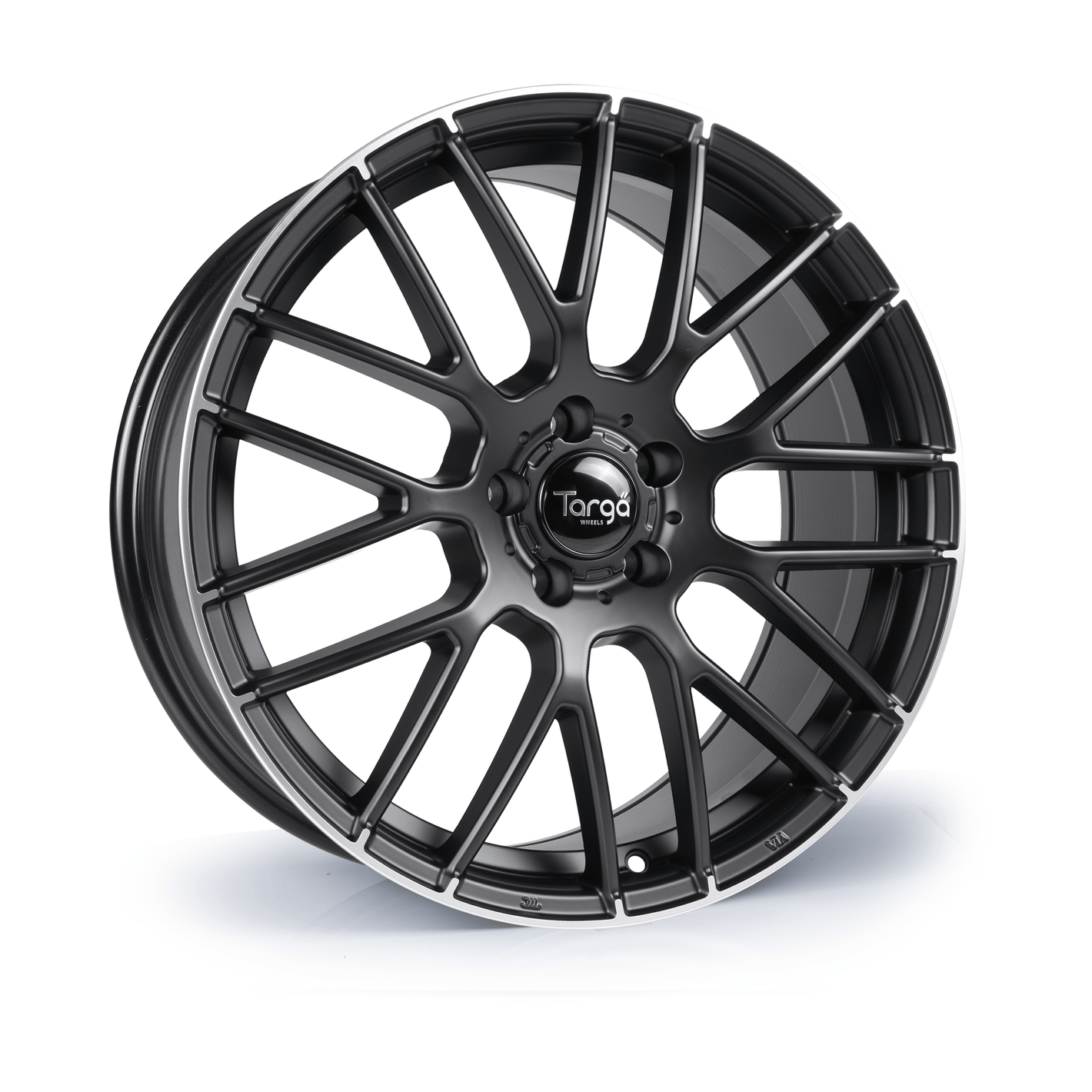 Targa TG2 19x9.5 ET52 5x112 Gloss Black / Polished Lip Tip