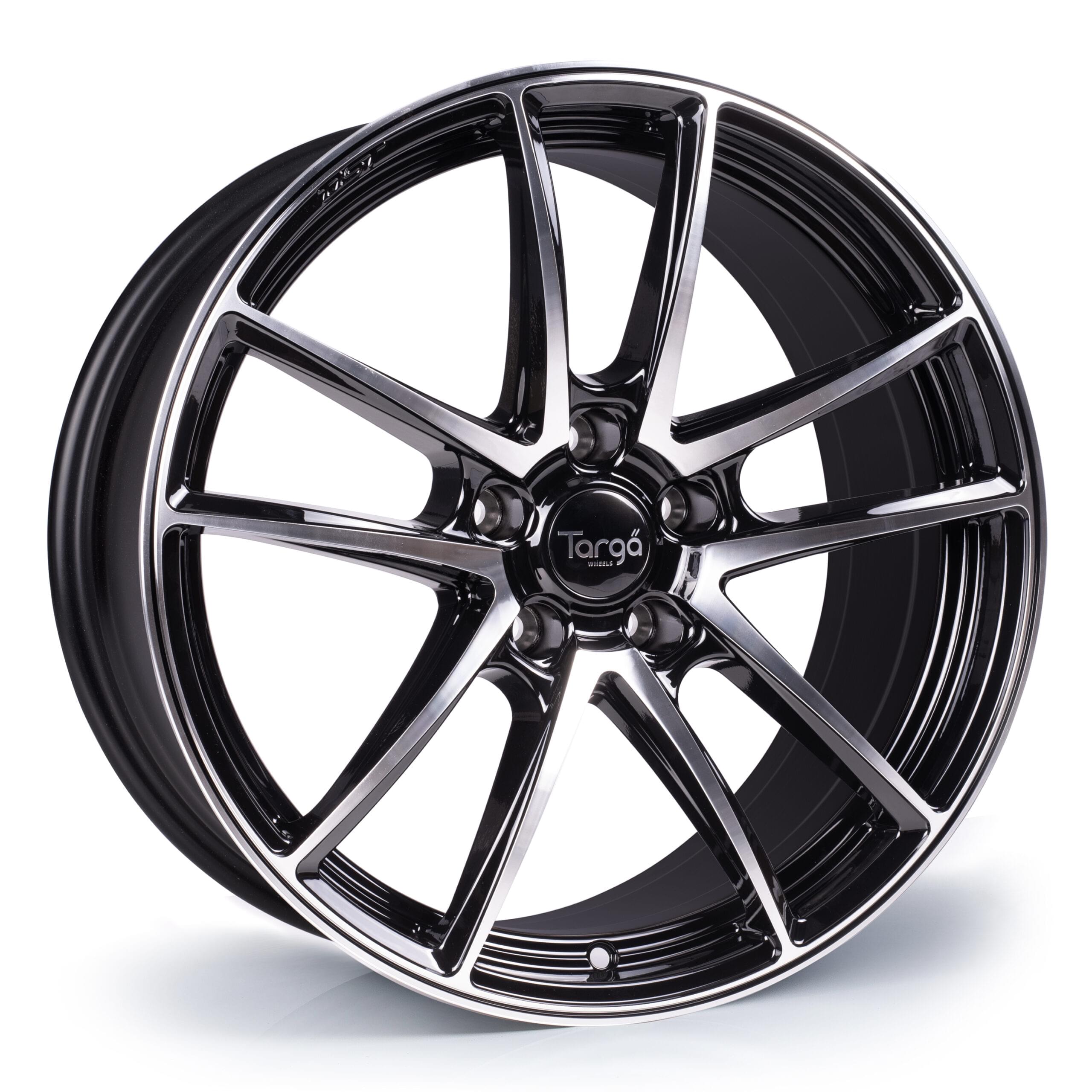 Targa TG5-FF 18x8 ET38 5x120 Gloss Black / Polished Face