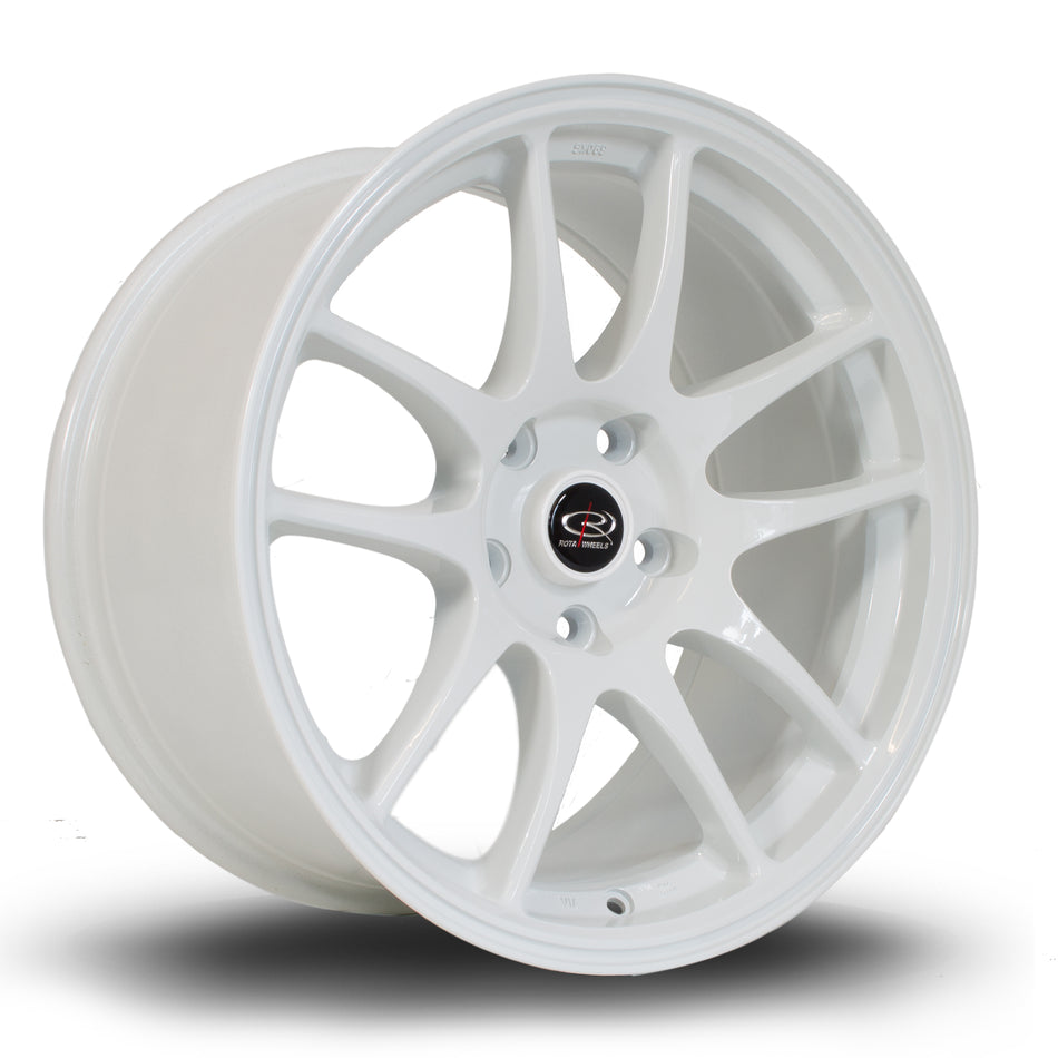 Rota Torque 17x9.5 ET30 5x114.3 White