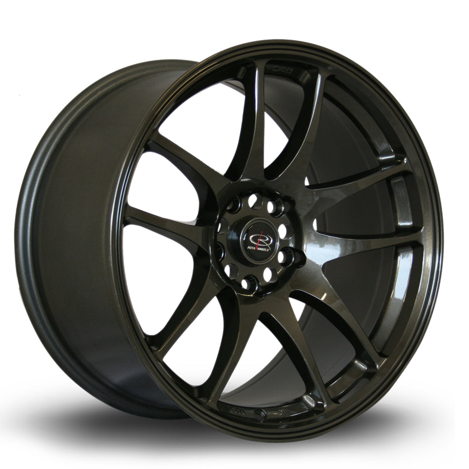 Rota Torque 18x9.5 ET17 5x114.3 Gunmetal