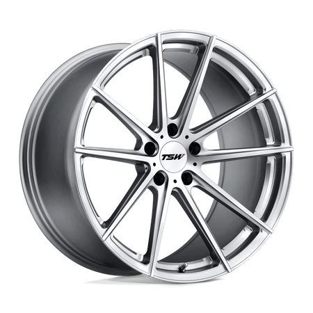 TSW BATHURST 19x8 ET35 5x114.3 Silver w/ Mirror Cut Face