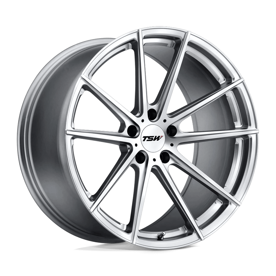 TSW BATHURST 20x11 ET50 5x114.3 Silver w/ Mirror Cut Face