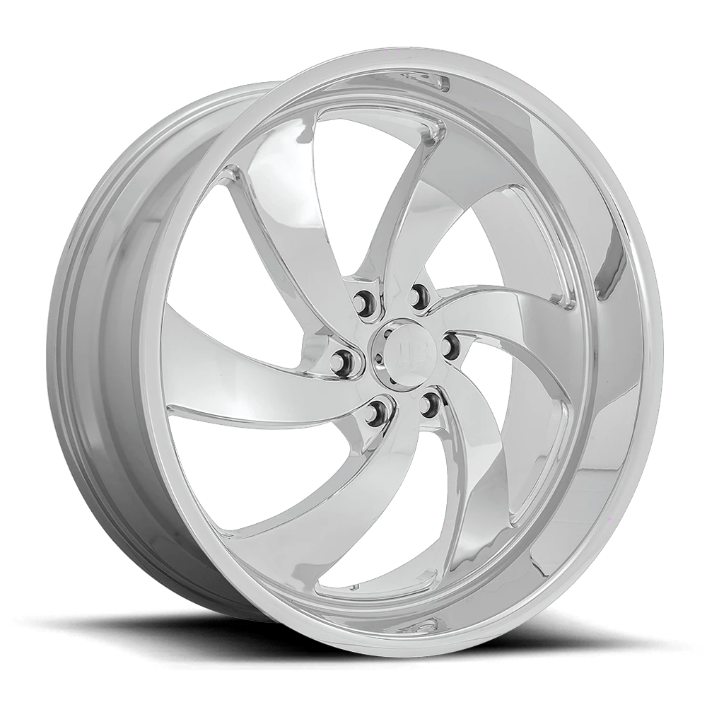 US Mag 1PC U132 DESPERADO 24x10 ET25 6x135 Chrome
