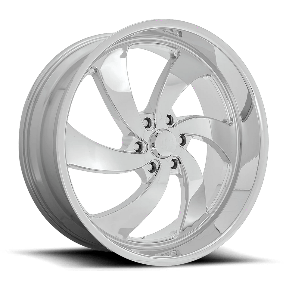 US Mag 1PC U132 DESPERADO 24x10 ET25 6x135 Chrome