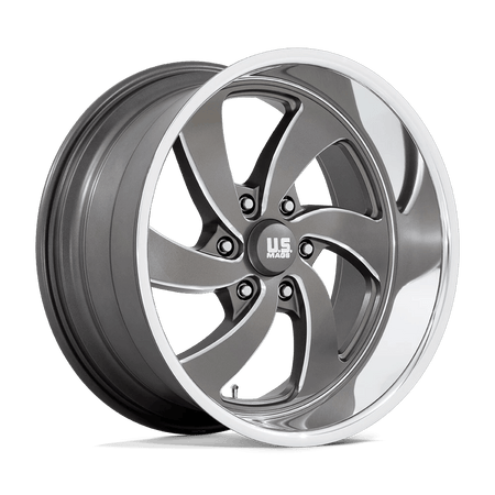 US Mag 1PC U133 DESPERADO 20x9.5 ET1 6x139.7 Anthracite Milled w/ Diamond Cut Lip