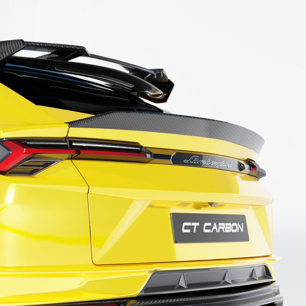 spoiler of lamborghini urus performante ct design full carbon fibre kit